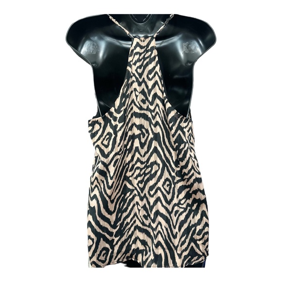 Tyche Black and Gold Animal Print Camisole Size Medium - Picture 2 of 8